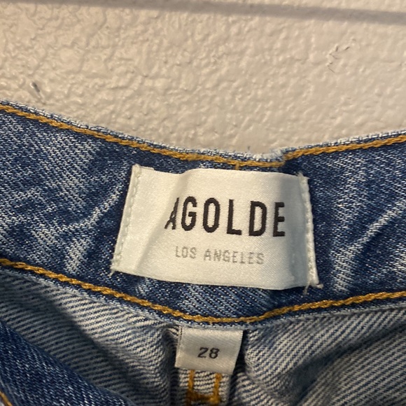 Agolde Blue Distressed Women Jeans - Picture 4 of 8